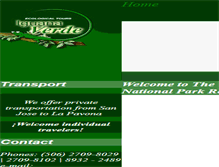 Tablet Screenshot of iguanaverdetours.com